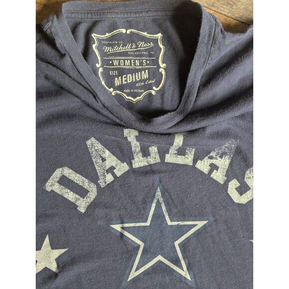 Mitchell & Ness Blue Dallas Cowboys Star Long Sleeve Tee - Picture 2 of 4